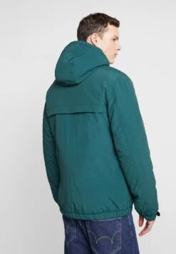 URBAN CLASSICS Hooded Easy Jacket - Jas - Bottlegreen -Urban Classics efa0575b9e1b4bc0af6caf37e8c5940e