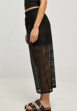 URBAN CLASSICS Stretch Crochet - Maxirok - Black -Urban Classics efeaa3e1bf1645338873131c5491eae9