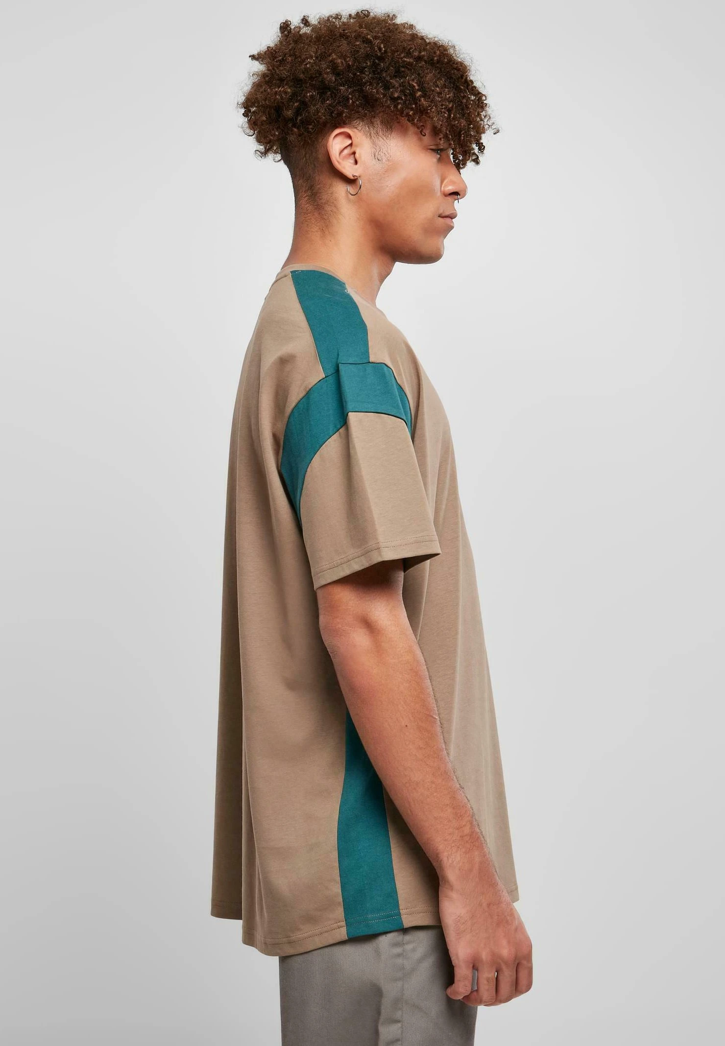 URBAN CLASSICS Active - T-Shirt Print - Darkkhaki Teal 7 URBAN CLASSICS Active - T-Shirt Print - Darkkhaki Teal - Afbeelding 5