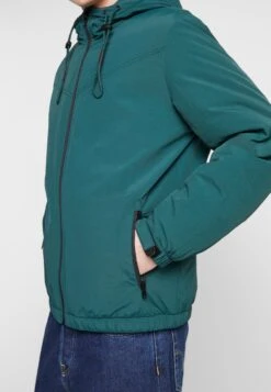 URBAN CLASSICS Hooded Easy Jacket - Jas - Bottlegreen -Urban Classics f1141c0a118f475b9dbf2bde639d7948