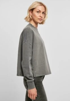 URBAN CLASSICS Heavy Terry Garment Dye Crewneck - Sweater - Darkshadow -Urban Classics f149c1e153814250bd3b118134455a90