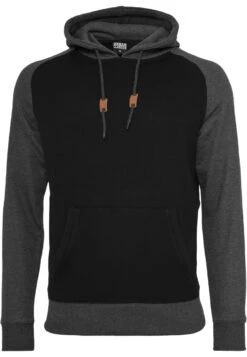 URBAN CLASSICS Contrast- Sweater - Blk/Cha