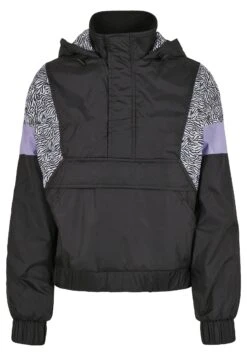 URBAN CLASSICS Mixed- Windjack - Black/Zebra