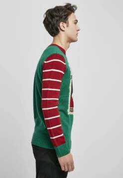 URBAN CLASSICS Trui - X-Masgreen/White -Urban Classics f216ec3bbb6b4e72a8a5e23ab52d167e