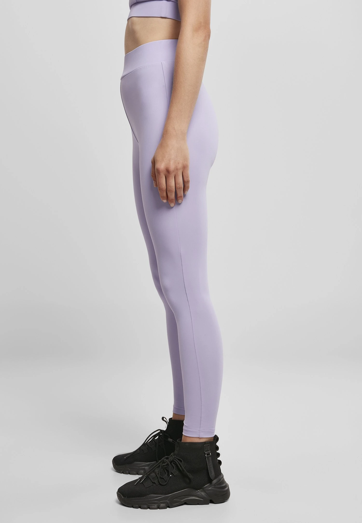 URBAN CLASSICS Ladies High Waist Tech Leggings - Legging - Lavender 6 URBAN CLASSICS Ladies High Waist Tech Leggings - Legging - Lavender - Afbeelding 4