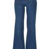 URBAN CLASSICS Vintage- Flared Jeans - Deepblue Washed -Urban Classics f36543e69e3342d483fbc55bf4136362