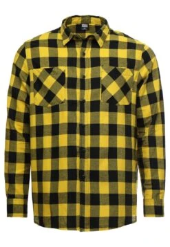 URBAN CLASSICS Checked - Overhemd - Honey/Black