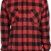 URBAN CLASSICS Checked - Overhemd - Black/Red