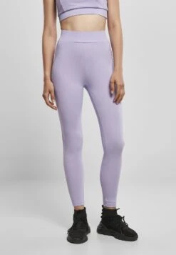 URBAN CLASSICS Ladies High Waist Tech Leggings - Legging - Lavender
