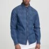 URBAN CLASSICS Overhemd - Dark Blue -Urban Classics f55fc91b6a8a4629948da0511fedffd8