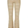 URBAN CLASSICS Flared Crochet - Broek - Softseagrass -Urban Classics f584e939c13f4ef0ad261ed11e50067f