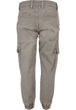 URBAN CLASSICS Washed Twill Jogging - Cargobroek - Grey -Urban Classics f605056a841e456bafe226adc80c9d66