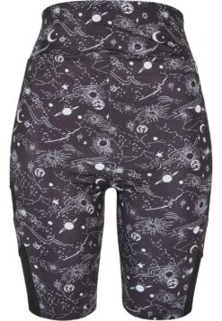 URBAN CLASSICS High Waist Aop Cycle - Shorts - Blackuniverse -Urban Classics f62a4caed15c48e084de62b5011d4f55