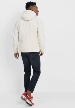 URBAN CLASSICS Hooded Corduroy Jacket - Jas - Light Sand/Offwhite -Urban Classics f7073125181a41029de9f5336cf26eac