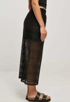 URBAN CLASSICS Stretch Crochet - Maxirok - Black -Urban Classics f855231ba36e47d7bfa5e1c76f963bd7