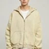 URBAN CLASSICS Sweater Met Rits - Unionbeige -Urban Classics f945dd5ec8c140b287044c827d023f3b