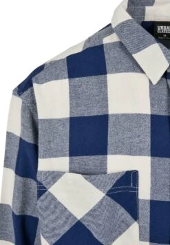 URBAN CLASSICS Overhemd - Darkblue Cream -Urban Classics f97e1ce93abc44589cc92273b1340e69