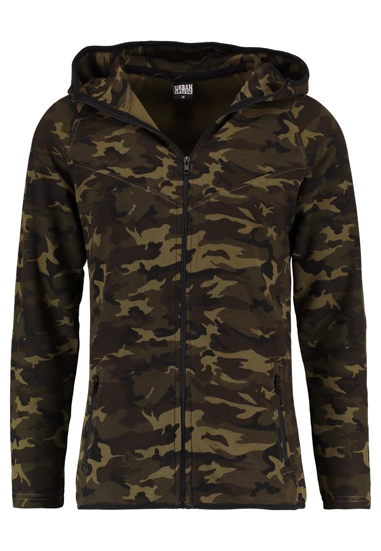 URBAN CLASSICS Interlock Camo Zip- Vest - Wood 7 URBAN CLASSICS Interlock Camo Zip- Vest - Wood - Afbeelding 5