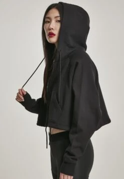 URBAN CLASSICS Ladies Oversized Short Raglan Zip Hoody - Sweater Met Rits - Black 14 URBAN CLASSICS Ladies Oversized Short Raglan Zip Hoody - Sweater Met Rits - Black -Urban Classics f9d69e5efe724e67ac580cdd5cf11e5c