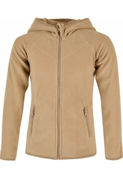 URBAN CLASSICS Zip - Fleecejas - Unionbeige