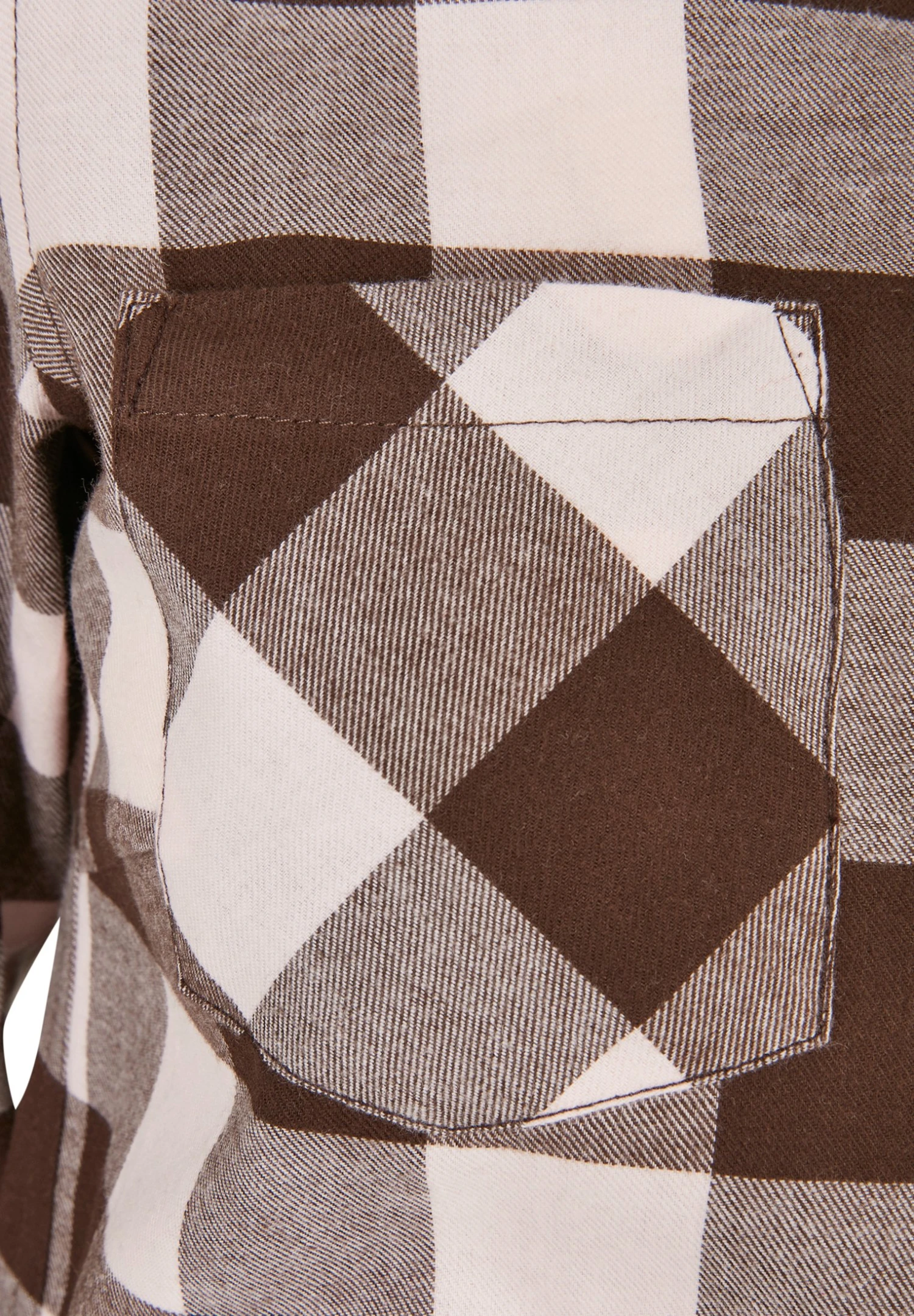 URBAN CLASSICS Overhemdblouse - Pink Brown 19 URBAN CLASSICS Overhemdblouse - Pink Brown - Afbeelding 17