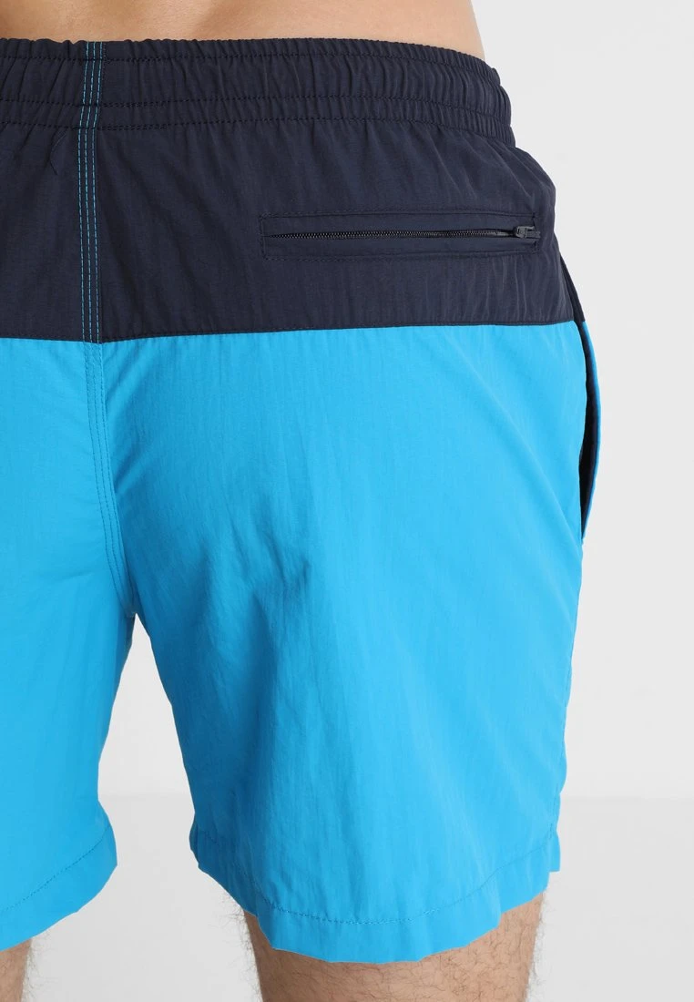 URBAN CLASSICS Block - Zwemshorts - Navy/Turquoise 4 URBAN CLASSICS Block - Zwemshorts - Navy/Turquoise - Afbeelding 2