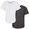 URBAN CLASSICS 2Pack - T-Shirt Basic - Charcoalwhite -Urban Classics fbfaf7efd6e34389ab137f6258210ddc