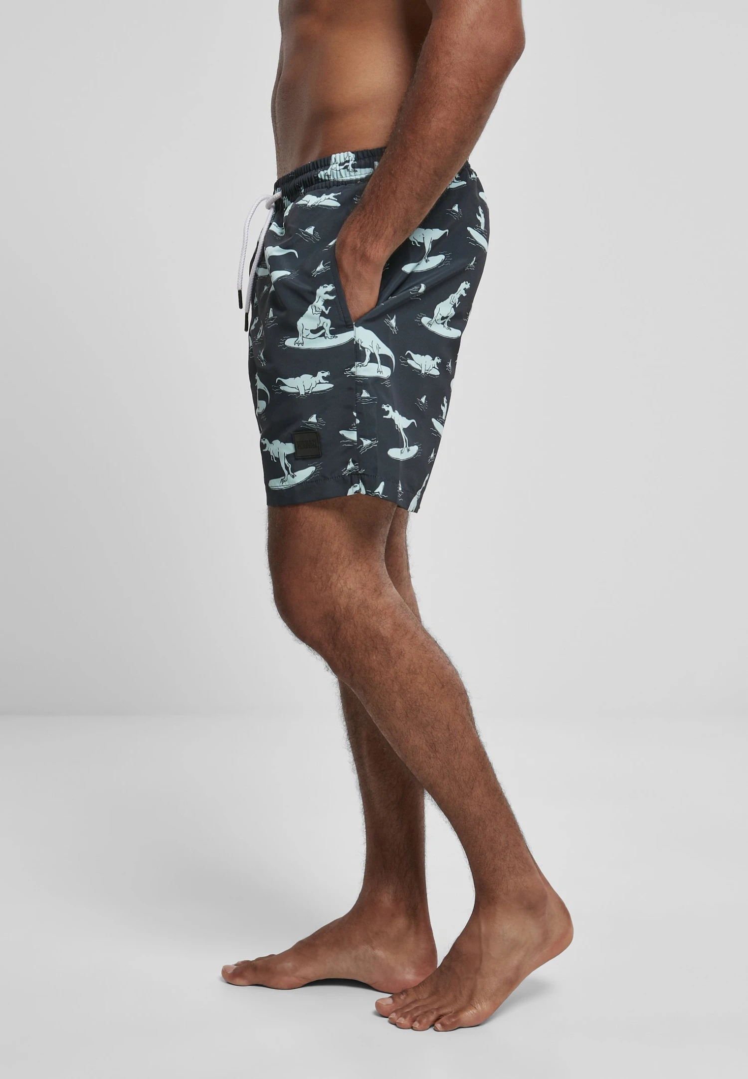 URBAN CLASSICS Pattern - Zwemshorts - Surfing T Rex Aop 7 URBAN CLASSICS Pattern - Zwemshorts - Surfing T Rex Aop - Afbeelding 5