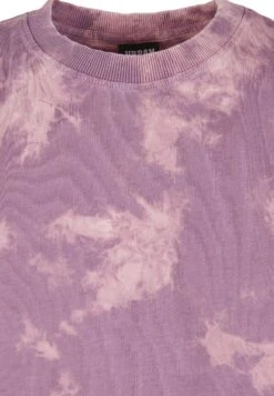URBAN CLASSICS Bleached - Jerseyjurk - Duskviolet -Urban Classics fc53adaa1d364f17a392f9faf2afcac9