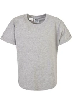 URBAN CLASSICS Long Shaped Turnup- T-Shirt Basic - Grey