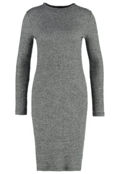 URBAN CLASSICS Ladies Rib Dress - Gebreide Jurk - Charcoal -Urban Classics fddbd3fbd75944658a9cca82163c803c